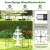 COSTWAY Łuk różany metalowy, pawilon ogrodowy dla roślin Podgląd zdjęcia produktu 4