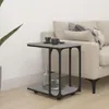 vidaXL Stolik boczny na kółkach Szary Sonoma 50x35x55,5cm Podgląd zdjęcia produktu 2