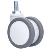 3in Caster Wheel TPR univerzálne kolesá s M12 závitovým Náhľad obrázku produktu 4