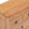 vidaXL Buffet 50x30x90 cm bois massif teck Voir les images du produit 6