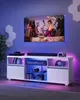 Szafka RTV VASAGLE z oświetleniem LED, stolik RTV, podstawa Podgląd zdjęcia produktu 8