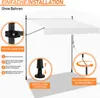 Jopassy tenda da sole senza pinze tenda da sole per balcone Anteprima dell’immagine prodotto 3