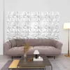 Panneaux muraux vidaXL, 48 pièces, motif diamant, blanc, 50 Voir les images du produit 2