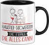 Haustier-Tätowiererin Geschenk Tasse Becher Die Frau Die Produktbild-Vorschau 1