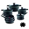Set de casseroles Masterpro REECO, 12 pièces, noir Voir les images du produit 2