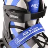 A close-up view of the top part of a roller skate. Voir les images du produit