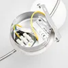 Lindby Deckenlampe Elaina, 50 cm, 3-flg., nickel, Glas, E14 Produktbild-Vorschau 8