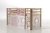 Spielbett >PINO< in Kiefer massiv natur - 210x114x106 Produktbild-Vorschau 1