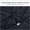 PURPLE LEAF Ampelschirm 300 x 300 cm Sonnenschirm mit LED Produktbild-Vorschau 6