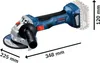 Bosch 0 615 990 N1U, Cordless angle grinder, Produktbild-Vorschau 6