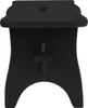 Creative Deco Schwarze Fußbank Holz Hocker - 38 x 19 x 21 Produktbild-Vorschau 7