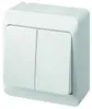 Elektro-Plast | Interruttore Doppio Hermes - Bianco - IP44 Anteprima dell’immagine prodotto 7