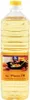 A bottle of peanut oil with a label showing food preparation. Produktbild-Vorschau