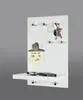 HAKU Schlüsselboard Schlüsselbrett chrom, weiß - MDF, Produktbild-Vorschau 2