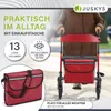 Chodzik Vital 51036, aluminiowy, z siedziskiem, składany, Podgląd zdjęcia produktu 8