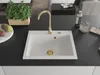 Mexen Elix Granitspüle 1-beckig 600 x 500 mm, weiß, Produktbild-Vorschau 3