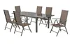 Merxx Gartenmöbel Set Amalfi 7tlg., 6 Klappsessel, Produktbild-Vorschau 1