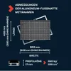 POLENTEX Aluminium Fußmatte für Türen mit Rahmen, 60x40 cm, Produktbild-Vorschau 6