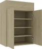 vidaXL Szafka na buty dąb sonoma 60x35x84 cm Materiał Podgląd zdjęcia produktu 17