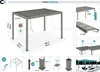 PIANA 3x2m selbsttragende bioklimatische Pergola aus Produktbild-Vorschau 2