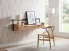 FineBuy Wandschreibtisch Akazie Massivholz 120cm mit 2 Produktbild-Vorschau 2