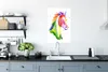 MuchoWow® Poster Pferd - Regenbogen - Weiß - Mädchen - Produktbild-Vorschau 3