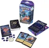 A collection of Disney Lorcana trading card game products, including a starter deck box, booster packs, cards, and tokens, arranged on a white background. Anteprima dell’immagine prodotto