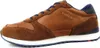 A single brown and blue sneaker is shown against a white background. Produktbild-Vorschau