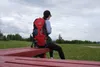 Rucksack Mountains 50 L zum Wandern blau Produktbild-Vorschau 5