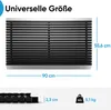 Fußmatte außen alu mit Bürsten schwarz, Schmutzfangmatte 55 Produktbild-Vorschau 5