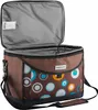 anndora Kühltasche 22 Liter - braun hellblau - braun Produktbild-Vorschau 4