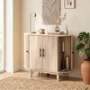 Wohnzimmer-Sideboard, ovales Aufbewahrungsm?bel mit 4 Produktbild-Vorschau 2