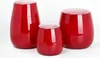 Pisano Vase klein Überfangglas rot, H 18 cm, D 17 cm Produktbild-Vorschau 4