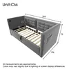 Flieks Hydraulisches Polsterbett 90x190cm mit USB & Type C, Produktbild-Vorschau 4