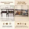 KOMFOTTEU Esstisch Set, 3-teiliger Küchentisch klappbar mit Produktbild-Vorschau 3