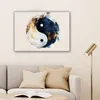MuchoWow® - Leinwandbilder - Yin Yang - Abstrakt - Schwarz Produktbild-Vorschau 6