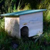 dobar Igelhaus Bausatz mit grünem wetterfestem Dach mit Produktbild-Vorschau 12