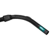 A black vacuum cleaner hose attachment with a curved shape, resting on a white background. Podgląd zdjęcia produktu