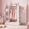 COSTWAY Kinderkast, kinderkledingkast met 2 Productafbeelding-voorbeeld 9