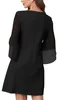 Elegantes Cocktailkleid mit 3/4-Ärmeln und A-Linien-Schnitt Produktbild-Vorschau 5