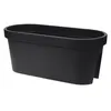 Balkon Geländer Blumentopf oval - anthrazit / 60 cm - Produktbild-Vorschau 1