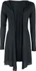 ForPlay Damen schwarzer langer Cardigan mit Kapuze S Produktbild-Vorschau 1