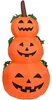 Nafukovací dekorace na Halloween ve tvaru dýně s LED Náhled obrázku produktu 1