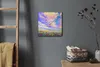 Coloray Uhr auf Leinwand 30x30 cm Wand Uhr Dekoration Produktbild-Vorschau 4