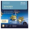 Mikro-LED-Kette mit bronzefarbenen Sternen - 190 cm lang - Produktbild-Vorschau 2