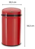 Cestino per rifiuti Echtwerk con sensore 30L, colore:rosso Anteprima dell’immagine prodotto 8