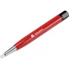 A single red cleaning brush with a silver tip and a black cap on a white background. Produktbild-Vorschau