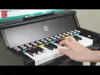 Hape Klavier Spielzeug rot mit Lichtern und Hocker - Musik Produktbild-Vorschau 3
