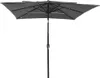 vidaXL Sonnenschirm mit Aluminium-Mast 3-lagig Anthrazit Produktbild-Vorschau 1