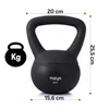 FIZYO Miękki Kettlebell Wypełniony Żelaznym Piaskiem, Podgląd zdjęcia produktu 3